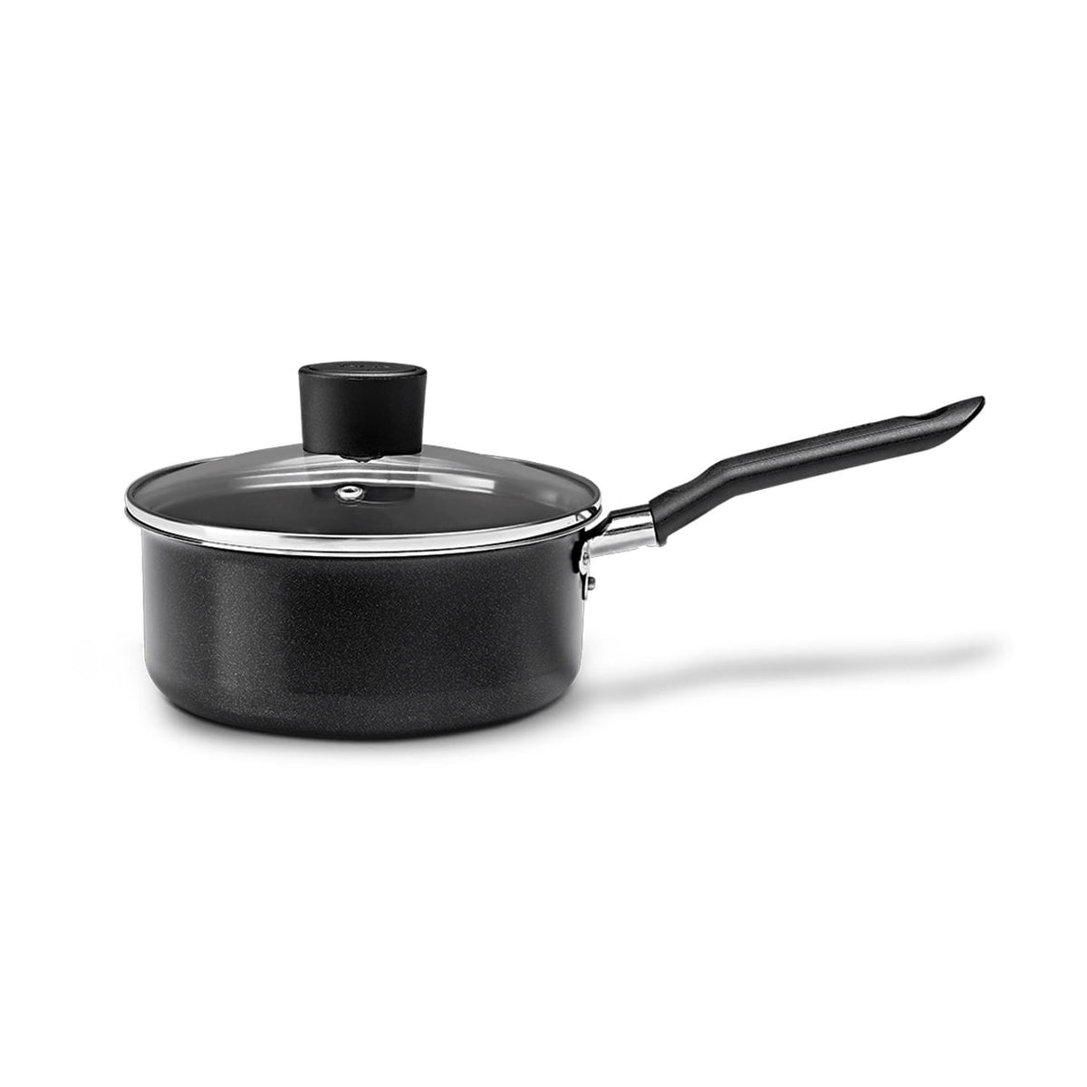 Panela com Tampa Brinox Ebony Antiaderente Pro-flon Ø20cm 2,5 Litros Preta