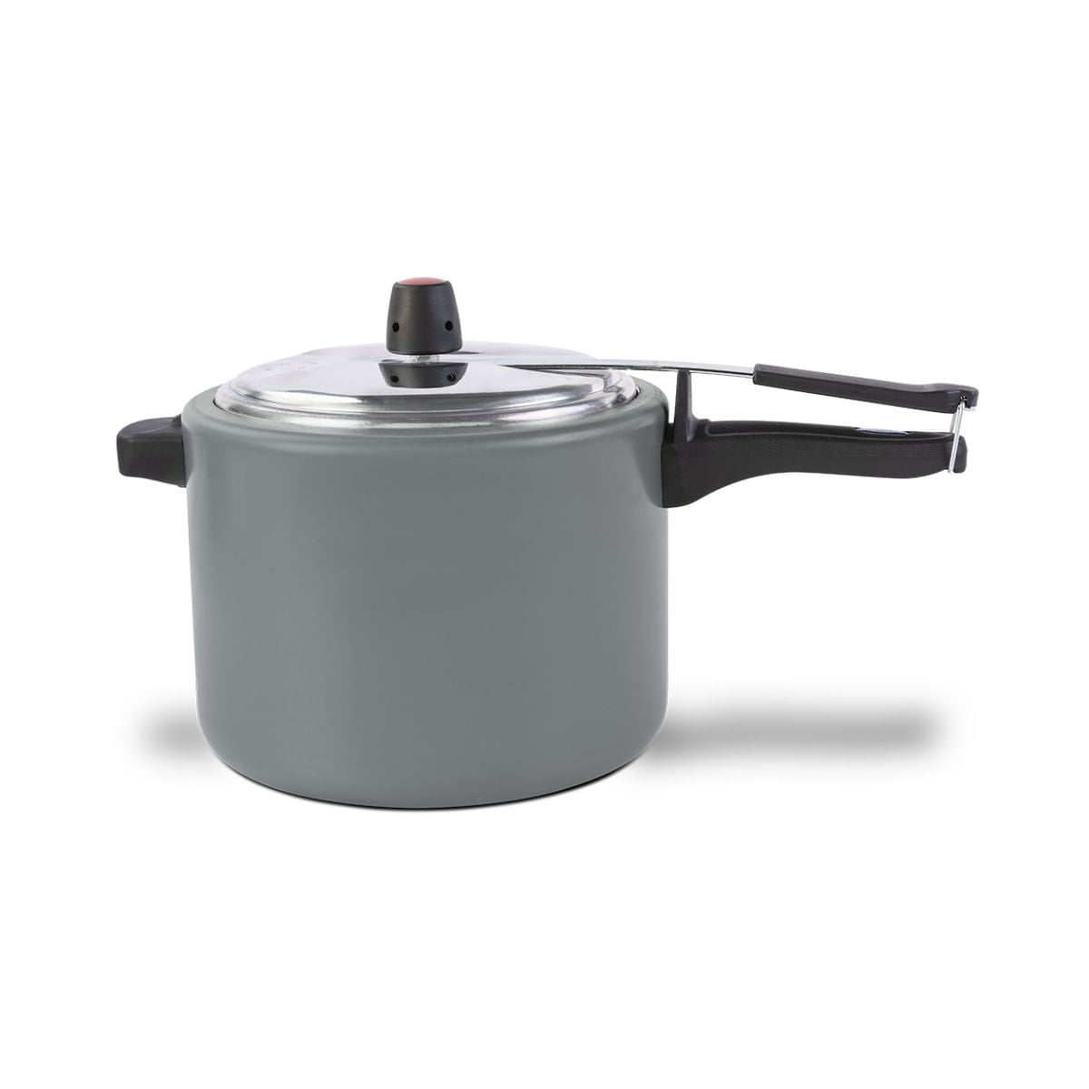 Panela de Pressão Brinox Vapt Antiaderente Ceramic Life 7,5 Litros Ø24cm Cinza