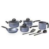 Jogo de Panelas Brinox Antiaderente Ceramic Life 8 Peças Suprema Jeans