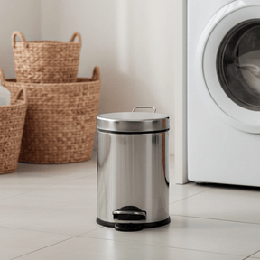 Lixeira com Pedal e Balde Brinox Decorline 3 Litros Ø17 x 27cm Aço Inoxidável