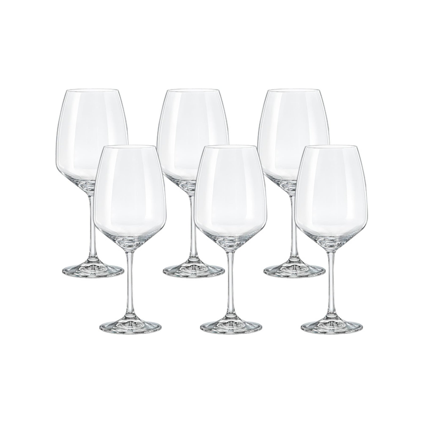 Jogo de 6 Taças para Água em Cristal Bohemia 560ml Haus Concept Aroma