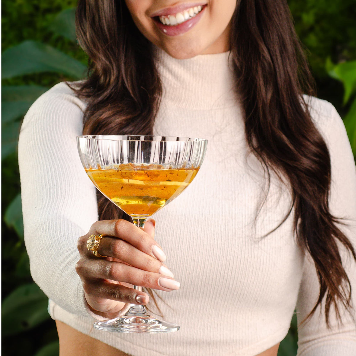 Taça para Espumante Vintage em Cristal Bohemia 340ml Haus Concept Dream