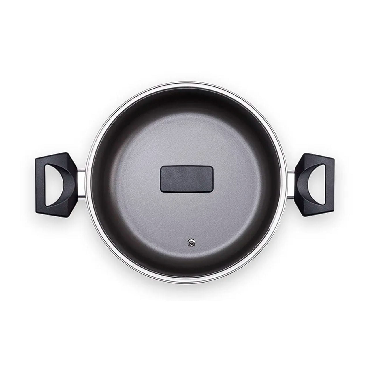 Caçarola Brinox Preserve Antiaderente Ceramic Life Ø24cm 4,7 Litros Cinza