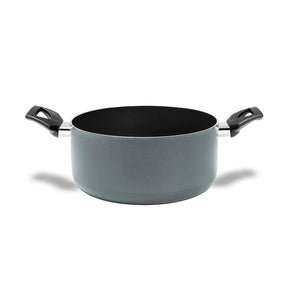 Caçarola Brinox Preserve Antiaderente Ceramic Life Ø24cm 4,7 Litros Cinza