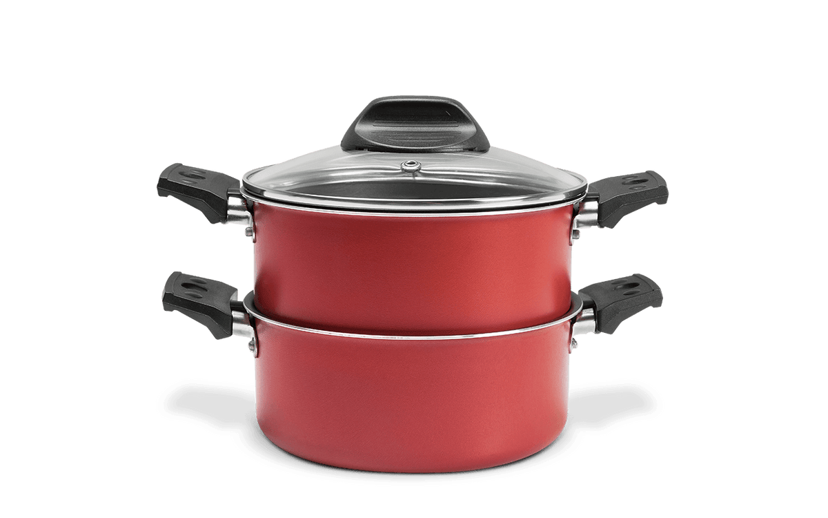 Cozi e Vapor Brinox Especiarias Antiaderente Pro-flon Ø16cm 1,45 Litros Cereja