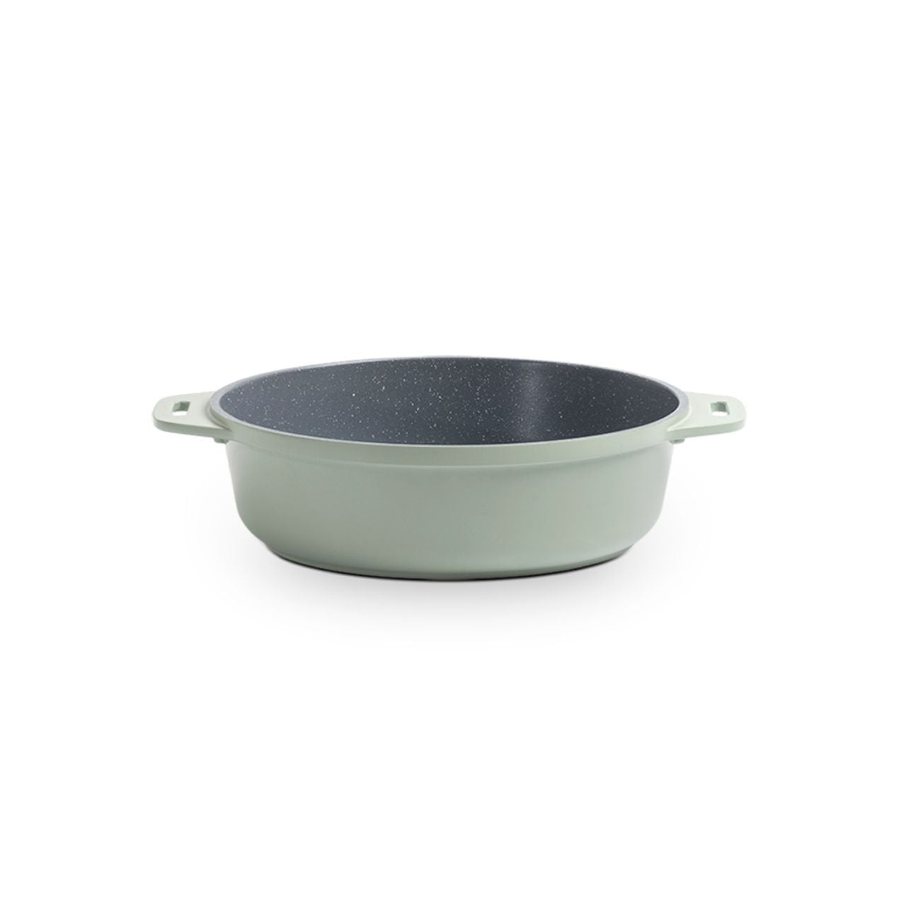 Jogo de Panelas Empilhável Brinox Loft 7 Peças Antiaderente Ceramic Life, Cabo Removível e Fundo de Indução – Verde