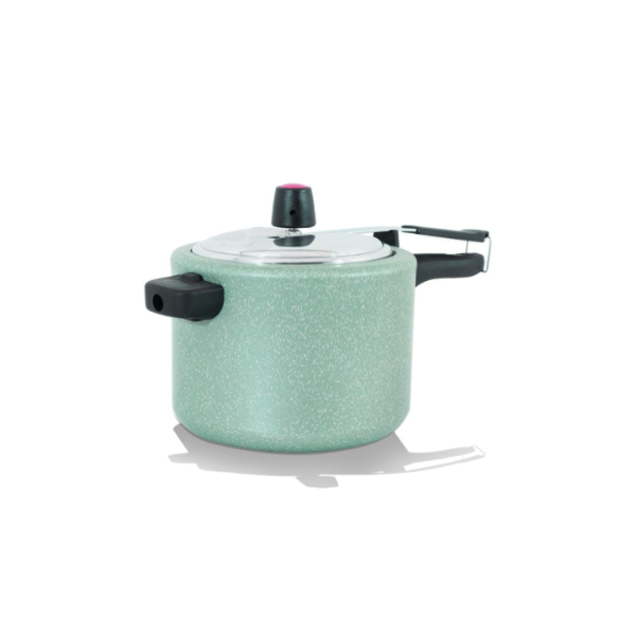 Panela de Pressão Brinox Vapt Antiaderente Ceramic Life 4,5 Litros Ø20cm Verde