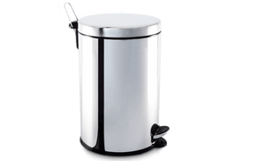 Lixeira com Tampa e Balde Brinox Decorline 20 Litros Aço Inoxidável