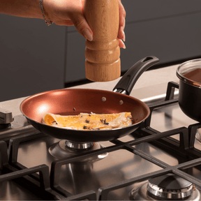 Jogo de Panelas Brinox Topázio Antiaderente Pro-Flon 5 Peças Cinza Range