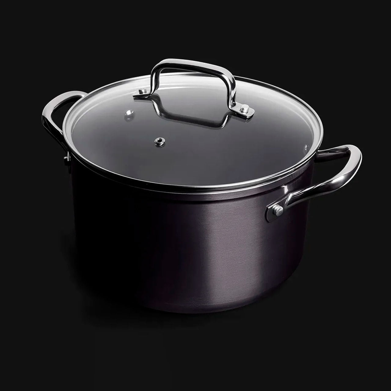 Jogo de Panelas Brinox Antiaderente Ceramic Life 4 Peças Unique com Indução Cinza