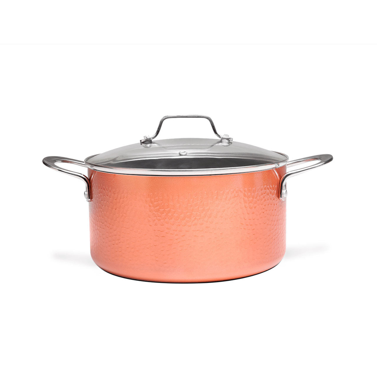 Jogo de Panelas Brinox Antiaderente Pro-Flon Premium 4 Peças Copper com Indução Cobre