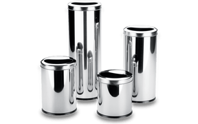 Lixeira 1/2 Lua Brinox Decorline 12 Litros Ø20 x 44cm Aço Inoxidável