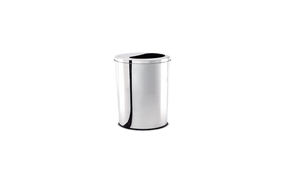 Lixeira 1/2 Lua Brinox Decorline 8 Litros Ø 20 x 30 cm Aço Inoxidável
