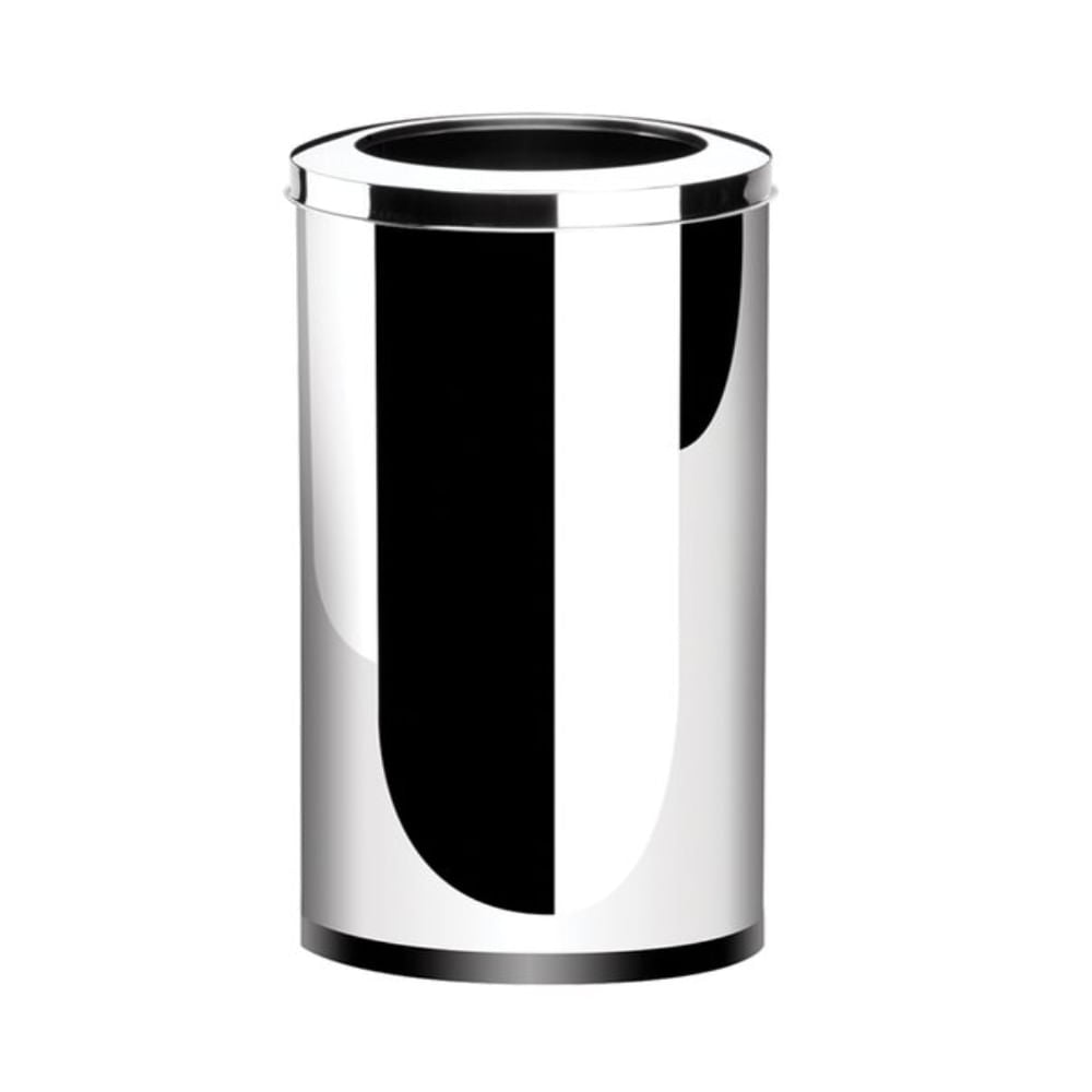 Lixeira com Aro Brinox Decorline 64 Litros Ø35 x 70cm Aço Inoxidável