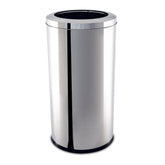 Lixeira com Aro Brinox Decorline 40,5 Litros Ø 30 x 60cm Aço Inoxidável