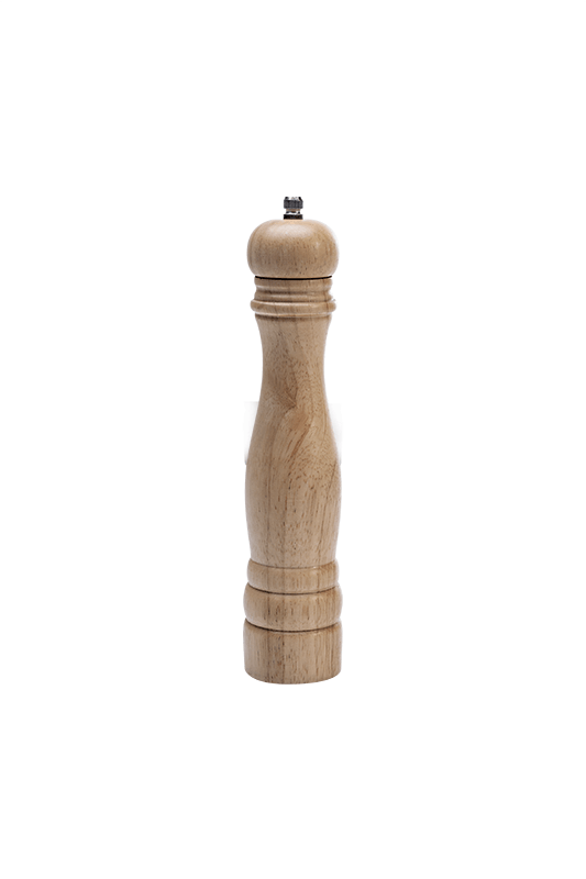 Moedor Para Pimenta E Sal  26,4 cm Madeira - Parma - Brinox Ø 5,5x26,4 cm