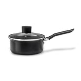 Panela com Tampa Brinox Ebony Antiaderente Pro-flon Ø16cm 1,2 Litros Preta