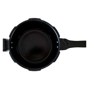 Panela de Pressão Indução Brinox Super Antiaderente Ceramic Life 5,4 Litros 22cm Preta