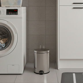 Lixeira com Pedal e Balde Brinox Decorline 5 Litros Ø20 x 30cm Aço Inoxidável