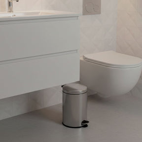 Lixeira com Pedal e Balde Brinox Decorline 5 Litros Ø20 x 30cm Aço Inoxidável