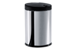 Lixeira com Tampa Press Brinox Linha Pia 4 Litros Ø 17 x 25 cm Aço Inoxidável