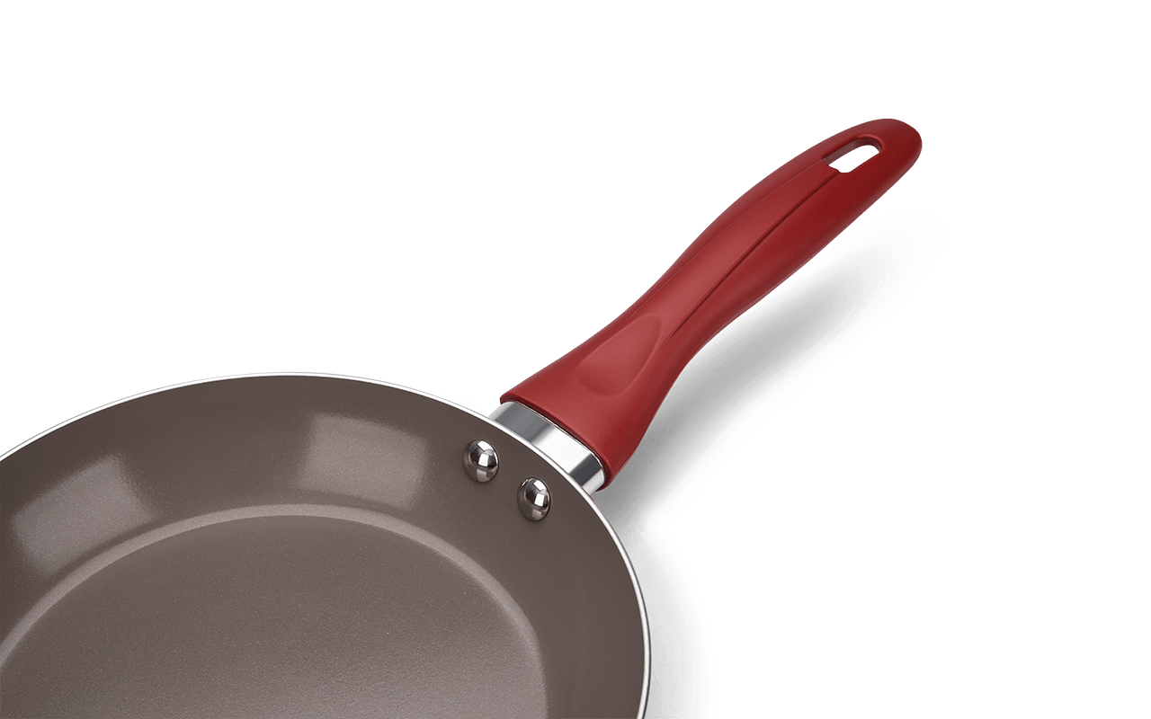 Frigideira Brinox Easy Antiaderente Ceramic Life Ø20cm 600ml Vermelha