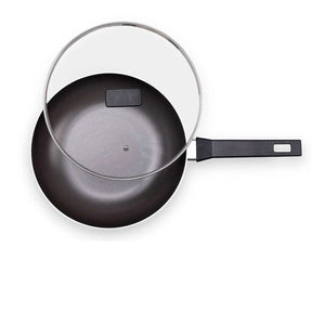 Wok com Tampa Brinox Preserve Antiaderente Ceramic Life Ø28cm 3,55 Litros Cinza