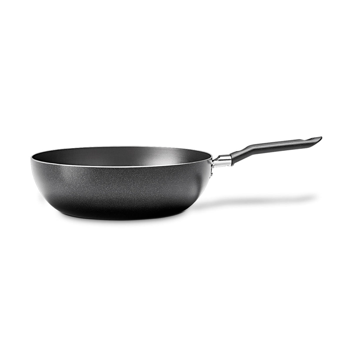 Wok Brinox Ebony Antiaderente Pro-flon Ø24cm 2,3 Litros Preta