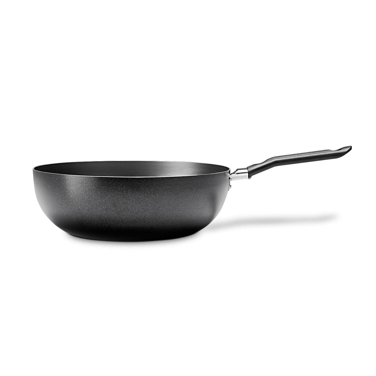 Wok Brinox Ebony Antiaderente Pro-flon Ø28cm 4,1 Litros Preta