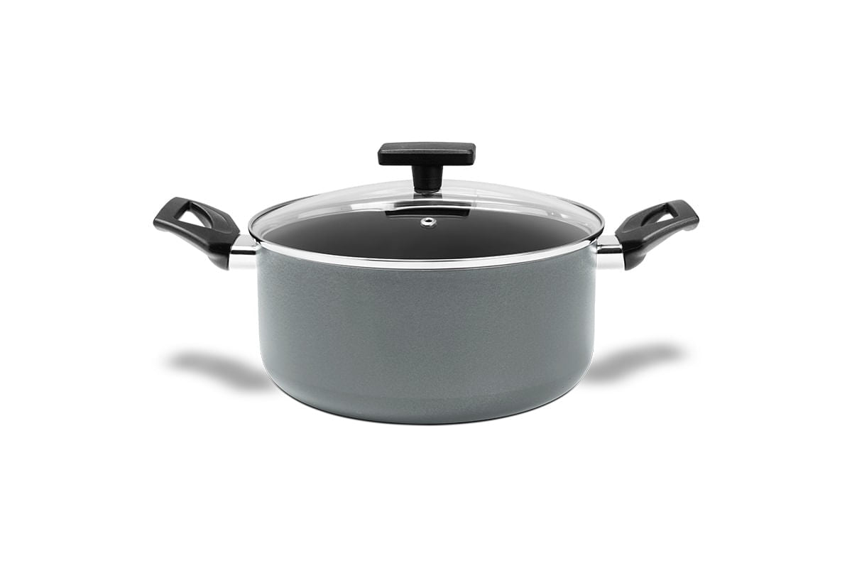 Caçarola Brinox Preserve Antiaderente Ceramic Life Ø20cm 2,7 Litros Cinza