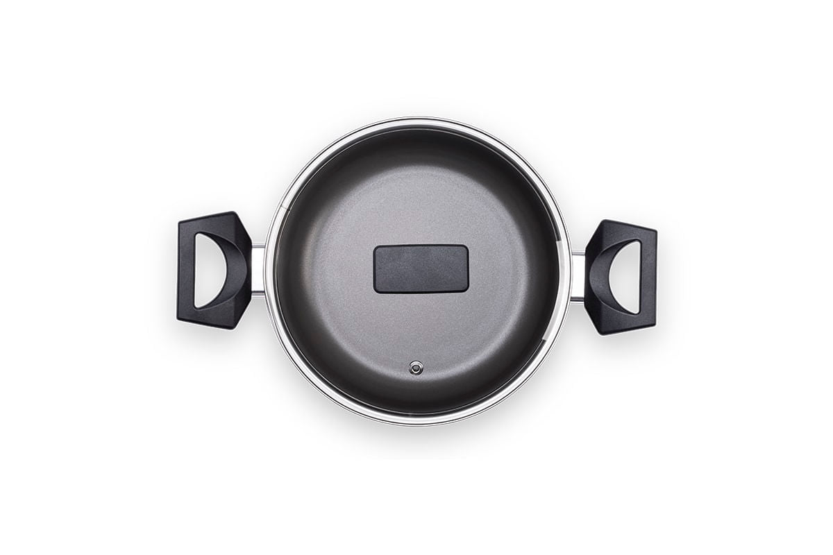 Caçarola Brinox Preserve Antiaderente Ceramic Life Ø20cm 2,7 Litros Cinza