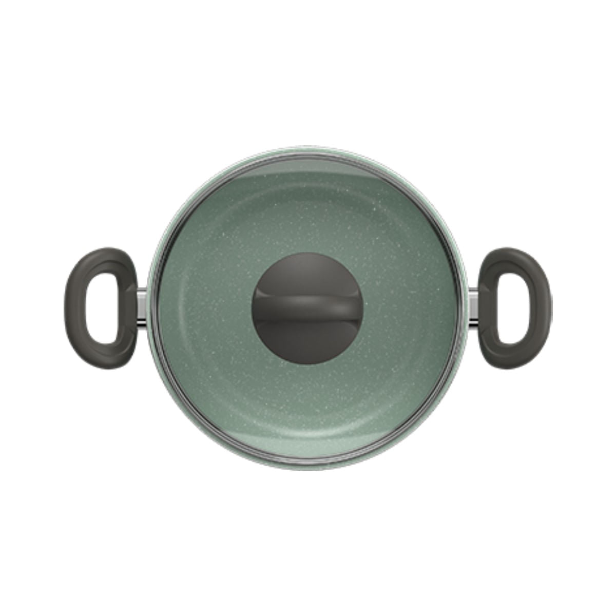 Jogo de Panelas Brinox Antiaderente Ceramic Life 7 Peças Suprema Verde