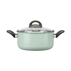 Jogo de Panelas Brinox Antiaderente Ceramic Life 7 Peças Suprema Verde