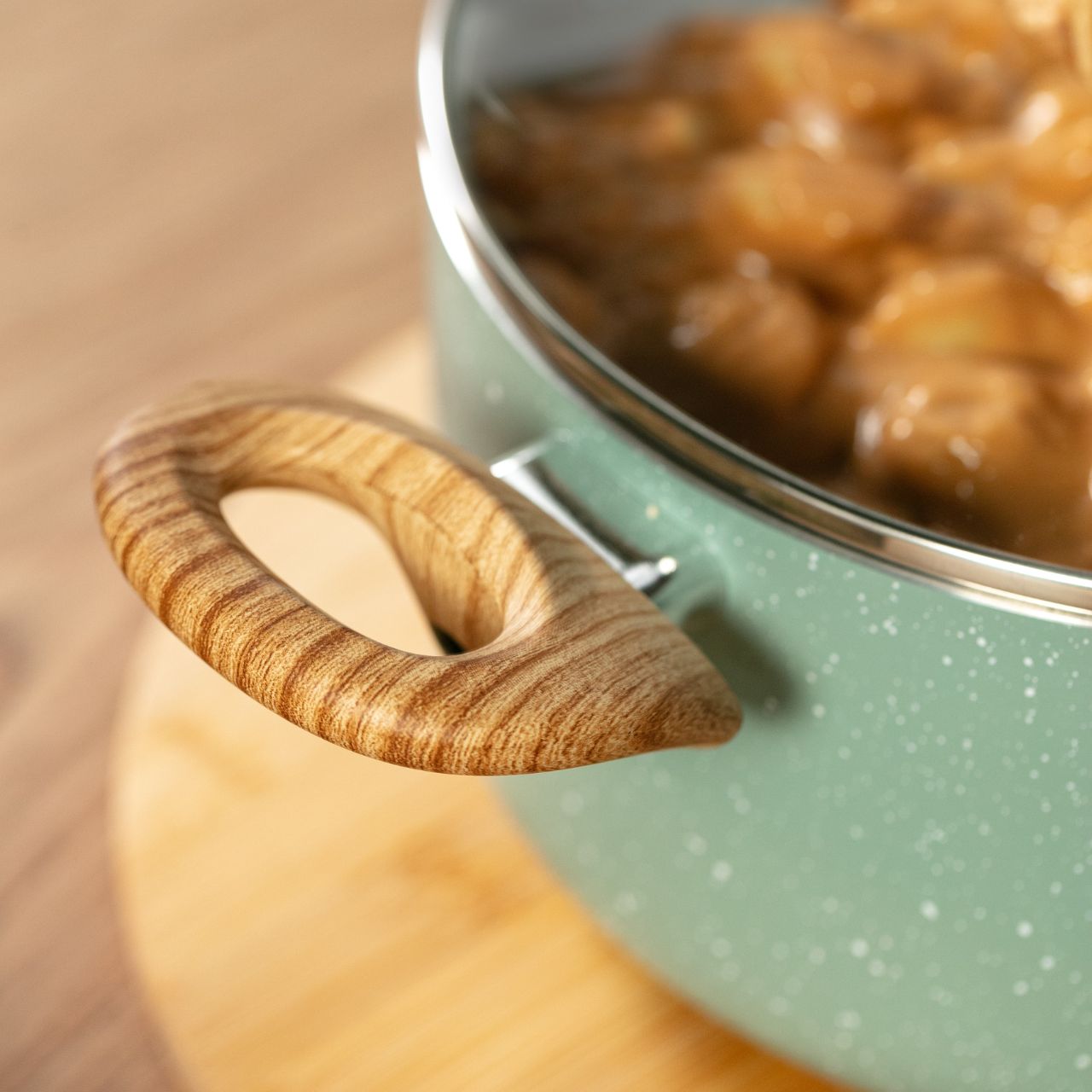 Caçarola de Indução com Tampa Brinox Botanika Antiaderente Ceramic Life Ø20cm 2,5 Litros Verde