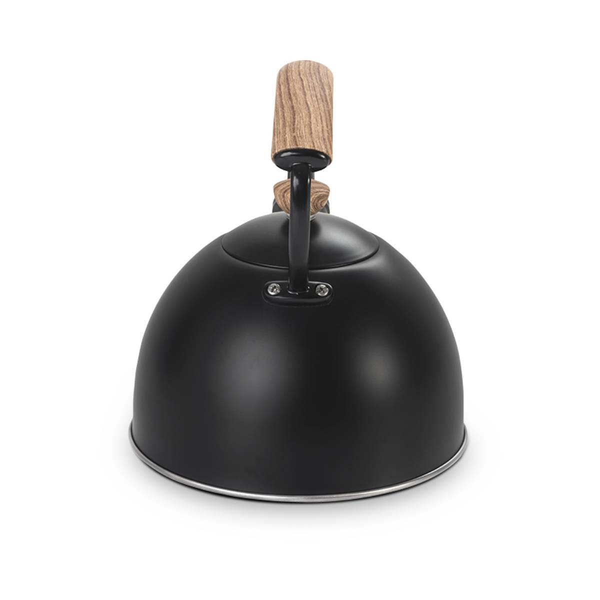 Chaleira com Indução e Apito Brinox Roma Vintage 1,3 Litros Preto