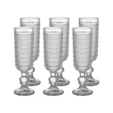 Jogo de 6 Taças para Espumante de Vidro 150ml Haus Concept Esfera