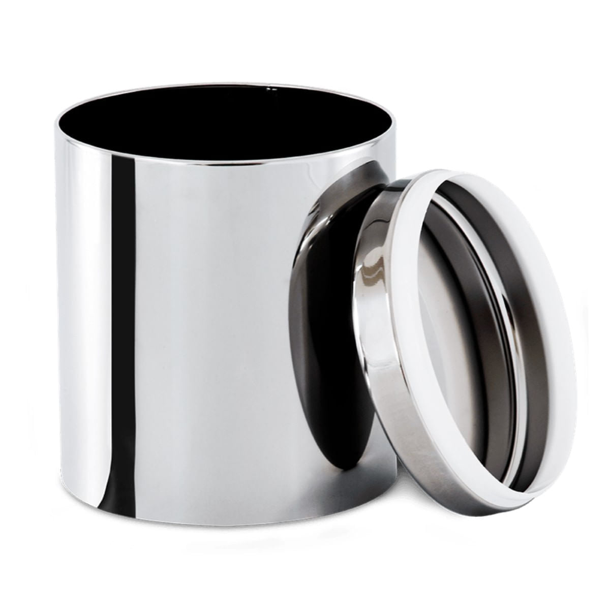 Conjunto de Potes para Mantimentos com Tampa e Visor Brinox Suprema 5 Peças Aço Inox