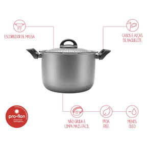 Espagueteira Brinox Especiarias 5,5 Litros Ø22 cm Grafite