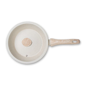 Frigideira Alta de Indução com Tampa Brinox Sirius Antiaderente Ceramic Life Ø24cm 2,3 Litros Vanilla