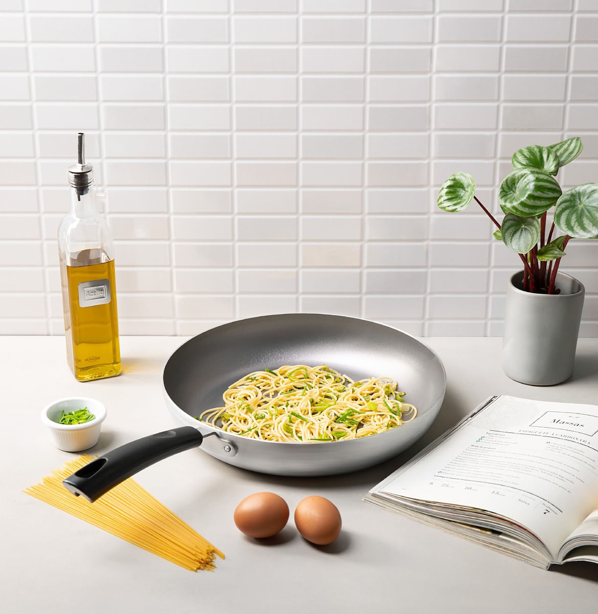 Frigideira Brinox Expert Pro Antiaderente Pro-flon Ø32cm 4 Litros Acabamento Escovado