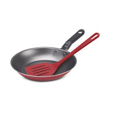 Frigideira com Espátula Brinox Garlic Antiaderente Pro-Flon Ø24cm Vermelha