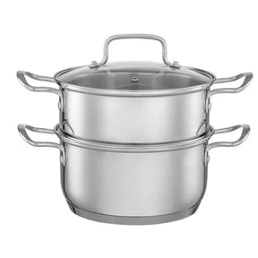 Jogo de Panelas Brinox Aço Inoxidável Fundo Triplo 4 Peças Jasmin com Indução Inox