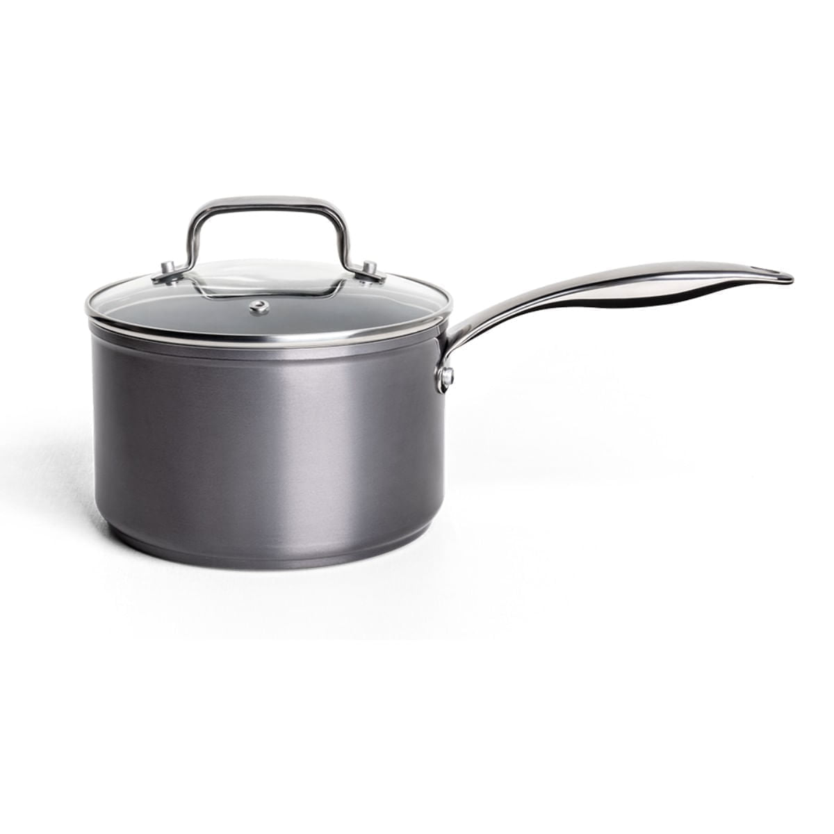 Jogo de Panelas Brinox Antiaderente Ceramic Life 4 Peças Unique com Indução Cinza