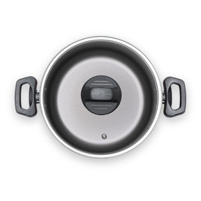 Jogo de Panelas Brinox Antiaderente Pro-Flon 7 Peças Ruby Vermelho