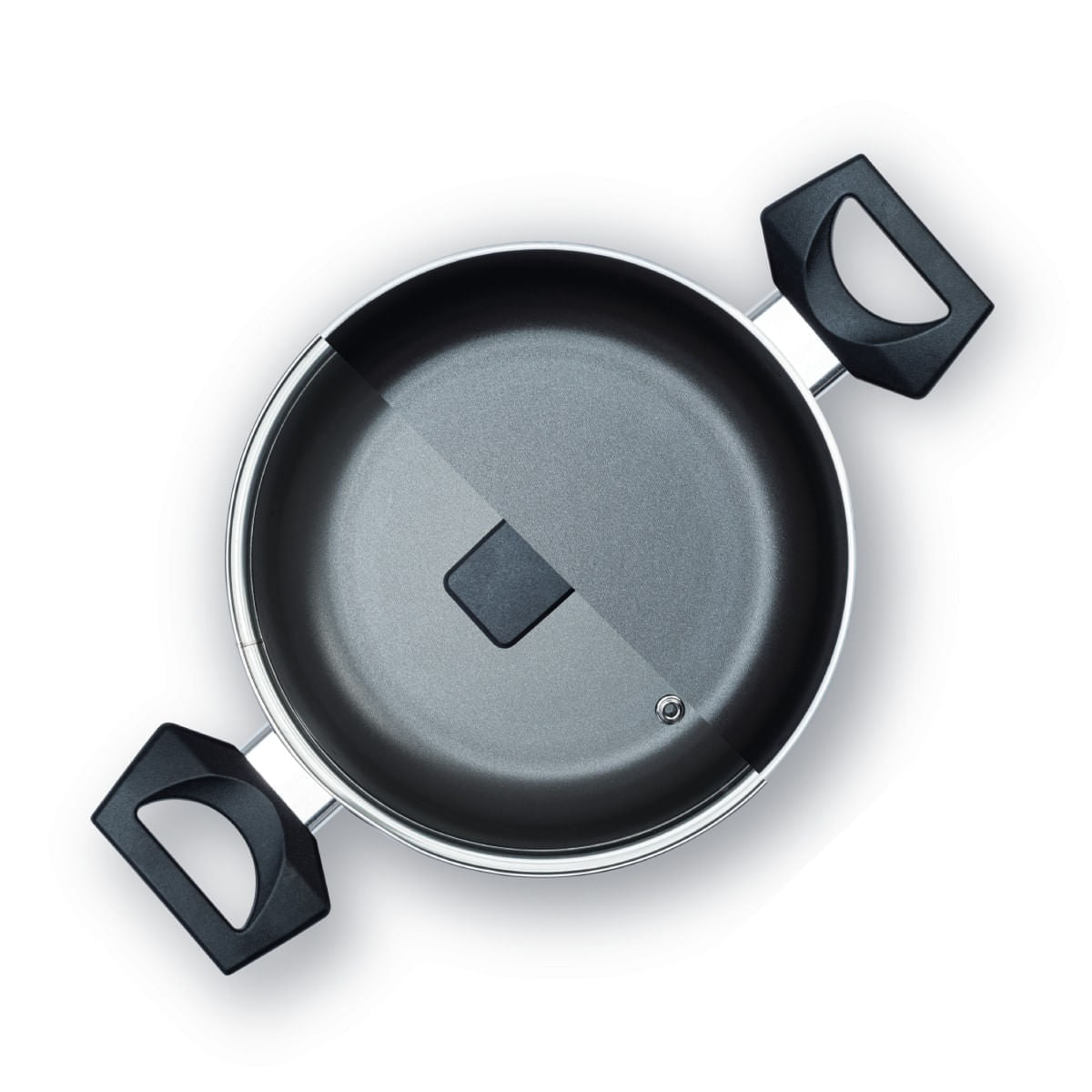 Jogo de Panelas Brinox Antiaderente Ceramic Life 7 Peças Preserve Cinza