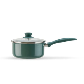 Jogo de Panelas Brinox Antiaderente Ceramic Life 7 Peças Easy Verde Jade