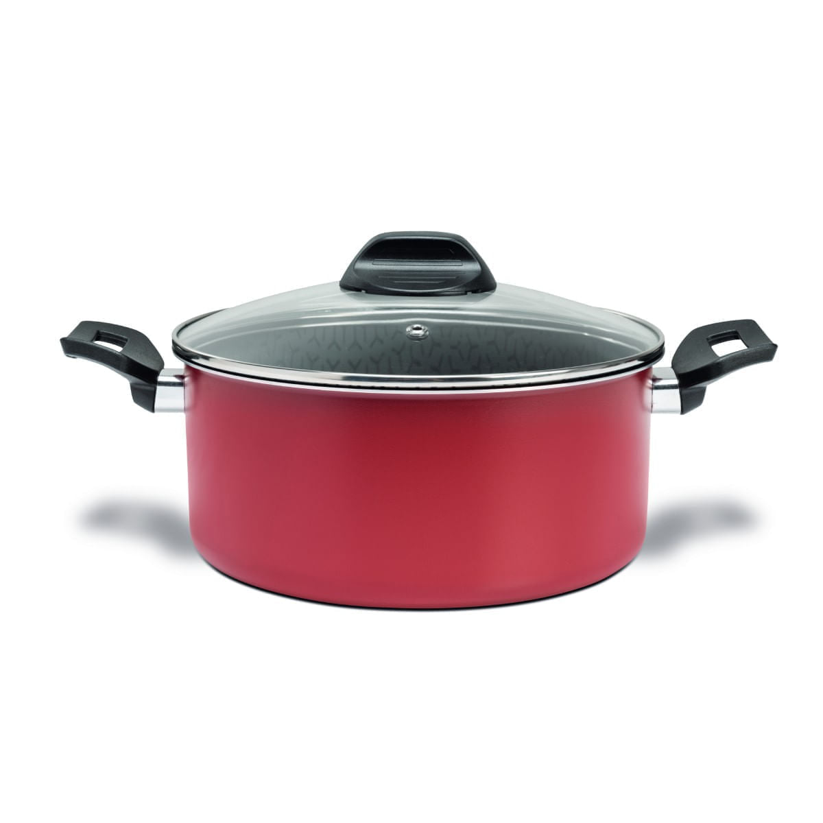 Jogo de Panelas Brinox Antiaderente Pro-Flon 7 Peças Anis Borgonha