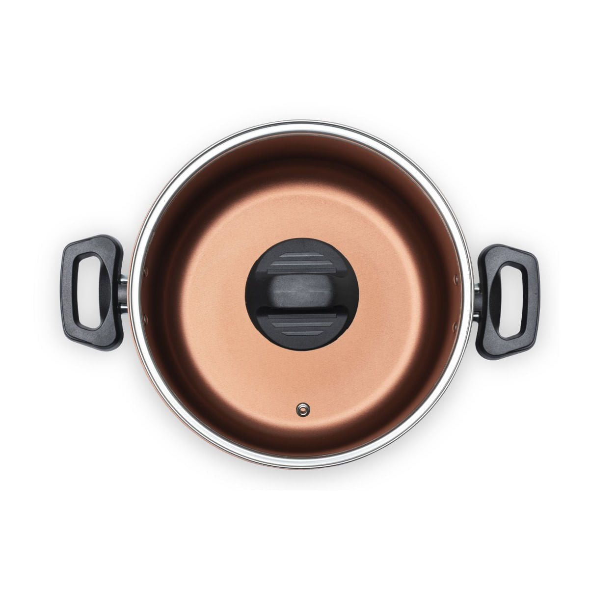 Jogo de Panelas Brinox Topázio Antiaderente Pro-Flon 7 Peças Cinza Range