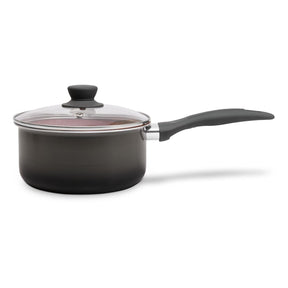 Jogo de Panelas Brinox Antiaderente Ceramic Life 6 Peças Easy Carbono-Vermelho