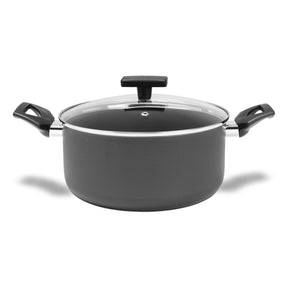 Jogo de Panelas Brinox Antiaderente Ceramic Life 7 Peças Preserve Cinza